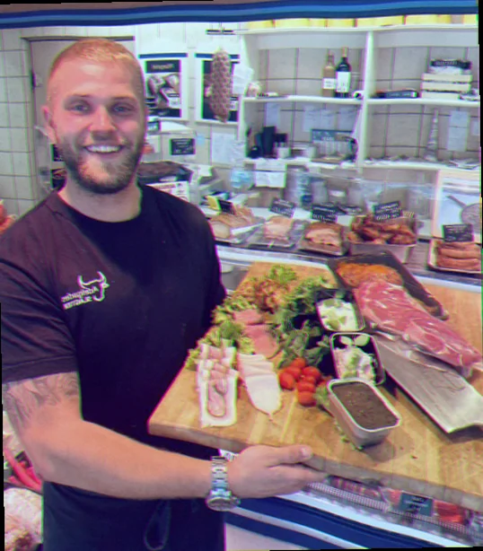 Friske kødprodukter fra Coop slagter