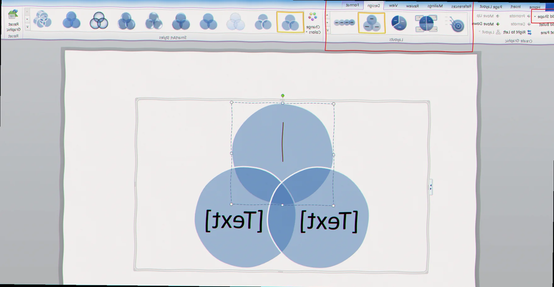 Tekst i Venn diagram