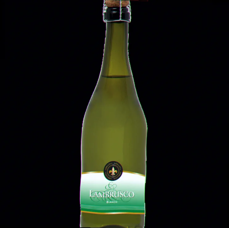 Vinflaske på bord